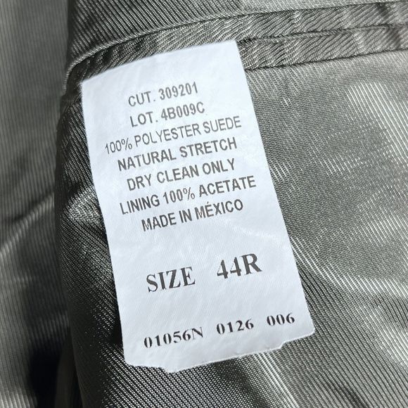 Andrew Fezza Blazer Mens Size 44R Brown Sport Coat Two Button Blazer Jacket - Picture 12 of 13